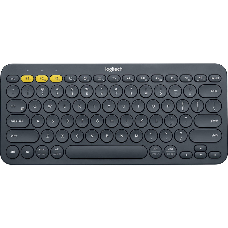 [AUSTRALIA] - Logitech K380 Multi-Device Bluetooth Keyboard – Windows, Mac, Chrome OS, Android, iPad, iPhone, Apple TV Compatible – with Flow Cross-Computer Control and Easy-Switch up to 3 Devices – Dark Grey Single