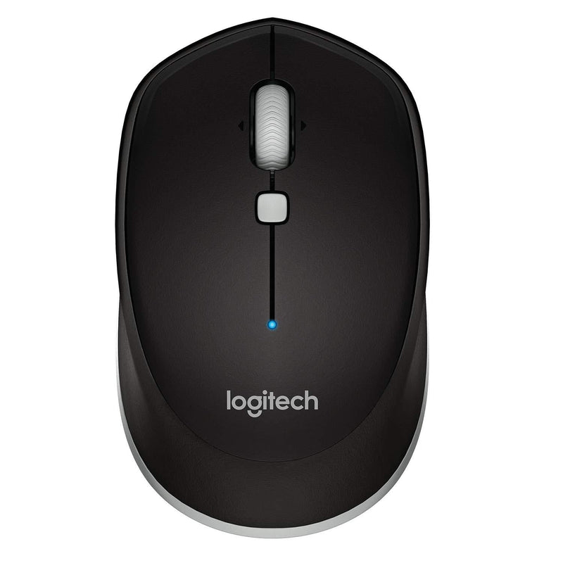  [AUSTRALIA] - Logitech M535 Bluetooth Mouse Compact Wireless Mouse with 10 Month Battery Life Works with Any Bluetooth Enabled Computer, Laptop or Tablet Running Windows, Mac OS, Chrome or Android, Gray - Black Single