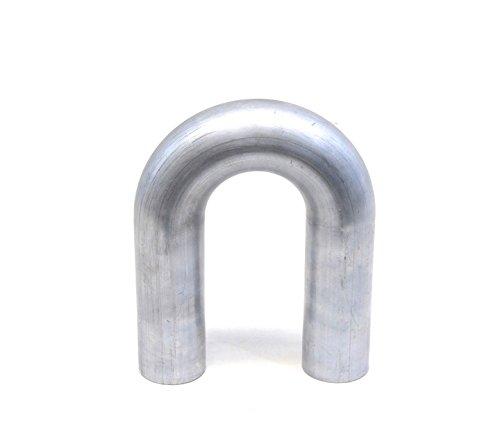  [AUSTRALIA] - HPS AT180-125-CLR-2 6061 T6 Aluminum Elbow Pipe Tubing, 16 Gauge, 180 Degree U Bend, 1.25" OD, 0.065" Wall Thickness, 2" Center Line Radius