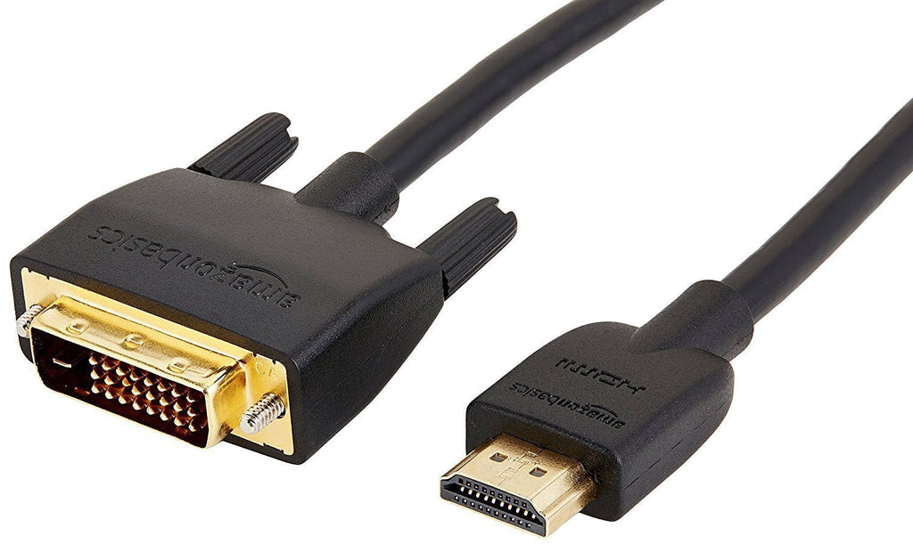  [AUSTRALIA] - Amazon Basics HDMI to DVI Adapter Cable, Black, 3 Feet, 1-Pack 3 ft