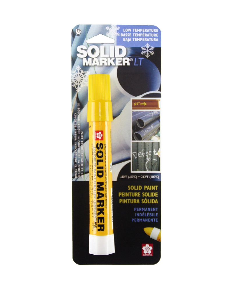  [AUSTRALIA] - Sakura 46652 Yellow Solidified Paint Low Temperature Solid Marker, -40 to 212 Degree F, 13 mm Twist-Up Tip