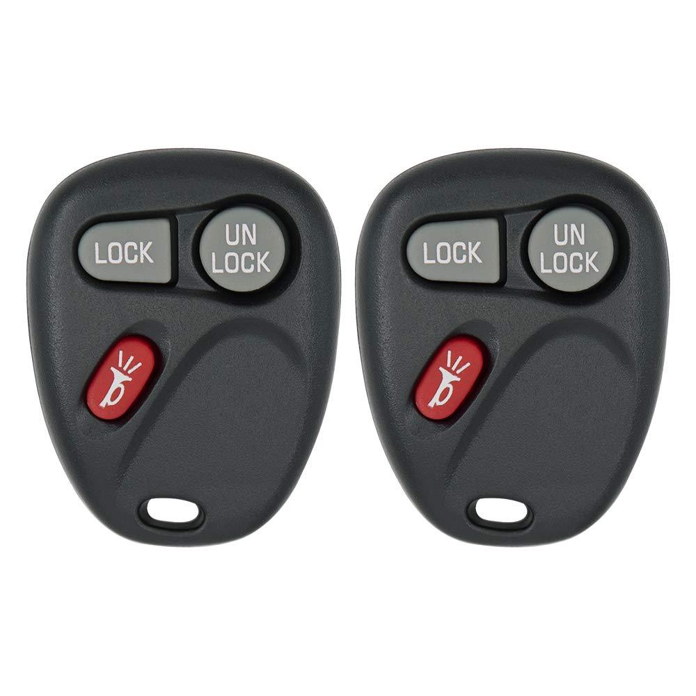 Keyless2Go Replacement for Keyless Entry Car Key Vehicles That Use 3 Button 15732803 KOBUT1BT - 2 Pack - LeoForward Australia