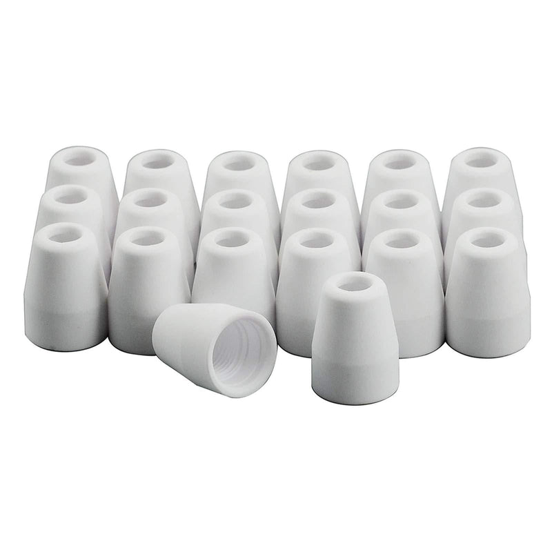  [AUSTRALIA] - PT-31 LG-40 Plasma Cutter Consumables Alumina Ceramics Shield Cup 18204 20pk