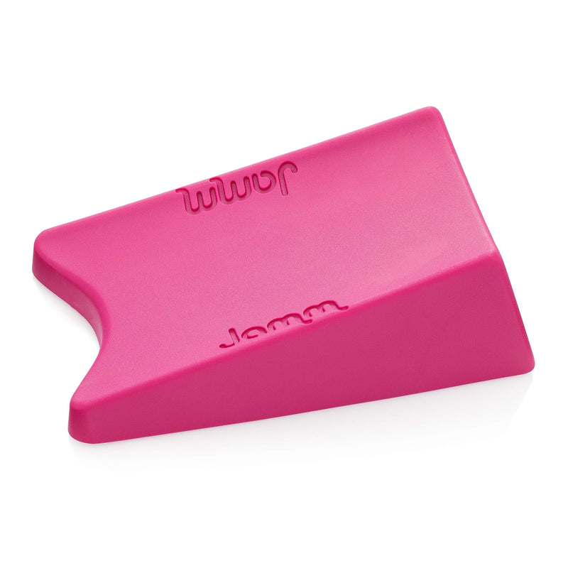  [AUSTRALIA] - Jamm Jumbo Door Stopper | Door Stop Wedge Holds Doors Open in Both Directions | Premium Non Rubber Non Slip Hardware | Cerise Pink - 1 Pack