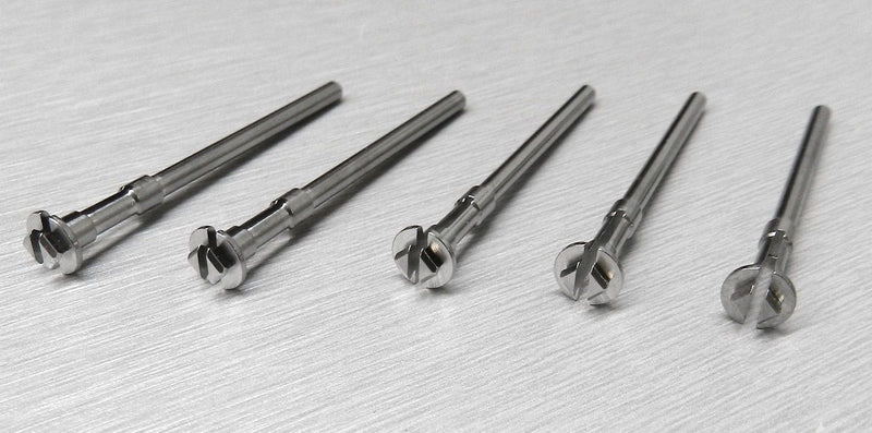  [AUSTRALIA] - JTS Mandrels Snap On Stainless Miniature Mandrel Moores Disc Holder Mini Mandrel 5PCS
