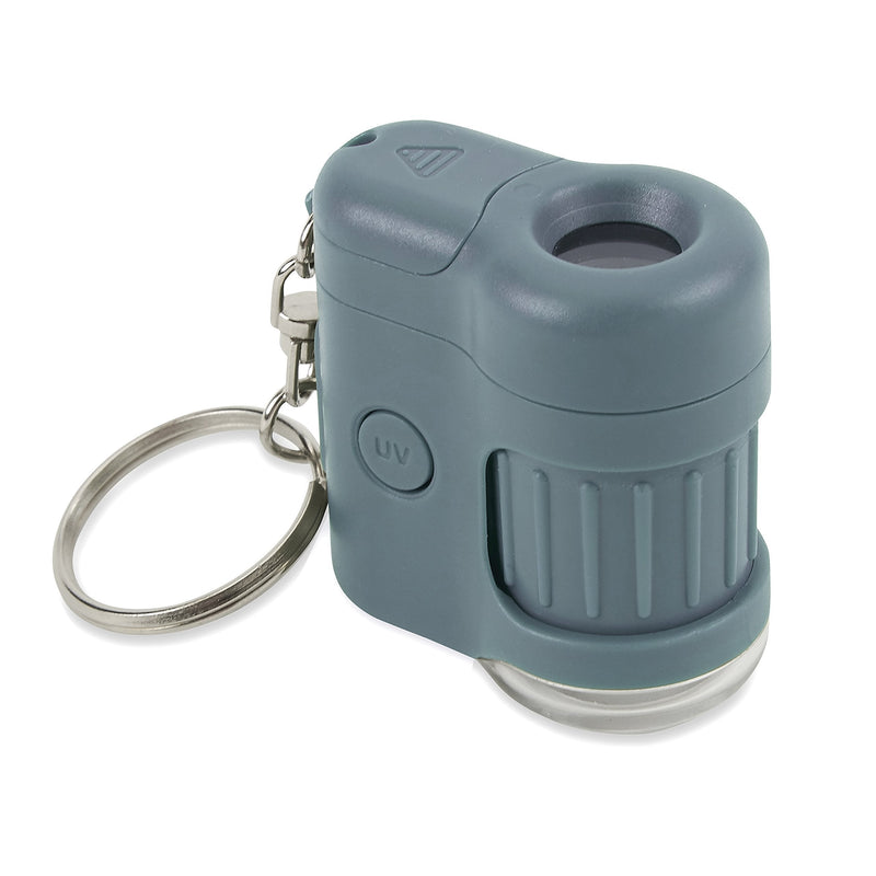  [AUSTRALIA] - Carson MicroMini 20x LED Lighted Pocket Microscope with Built-In UV and LED Flashlight Blue