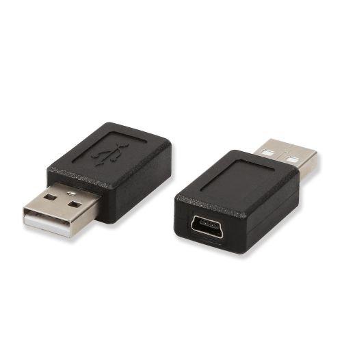  [AUSTRALIA] - Electop 2 Pack USB 2.0 A Male to USB B Mini 5 Pin Female Adapter Converter
