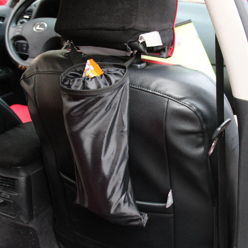  [AUSTRALIA] - Encell Black Auto Seat Back Litter Bag Car Organizer