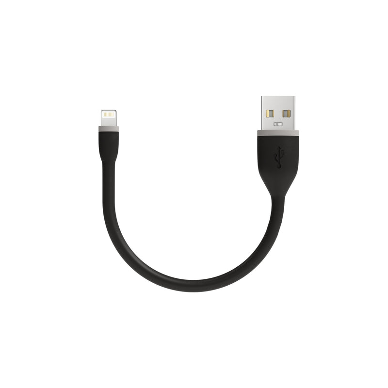 Satechi Flexible Apple MFi Certified Lightning USB Charging Cable - Compatible with iPhone 11 Pro Max/11 Pro/11, Xs Max/XS/XR/X, 8 Plus/8 (10-Inch, Black) 10-Inch - LeoForward Australia