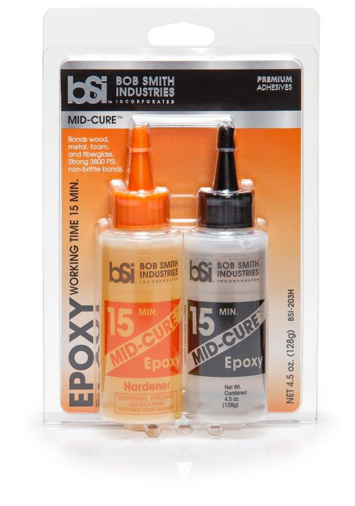  [AUSTRALIA] - Bob Smith Industries BSI-203 Mid-Cure Epoxy (4.5 oz. Combined) Light Amber