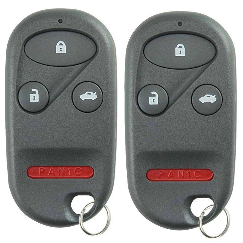  [AUSTRALIA] - KeylessOption Keyless Entry Remote Control Car Key Fob Replacement for E4EG8DJ (Pack of 2)