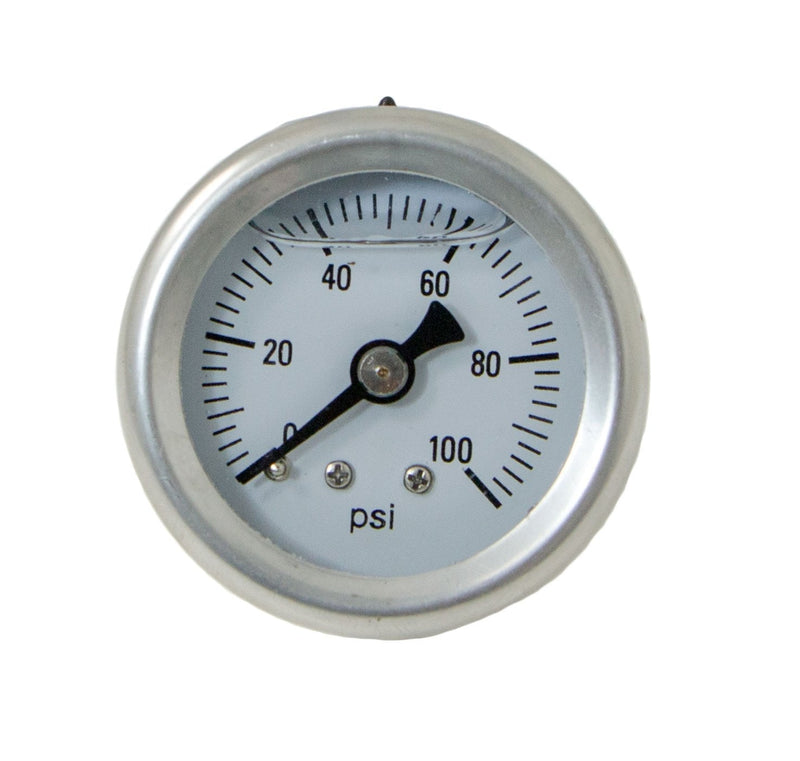  [AUSTRALIA] - Top Street Performance JM1018 1/8" NPT Liquid Filled Fuel Pressure Gauge (0-100 psi)