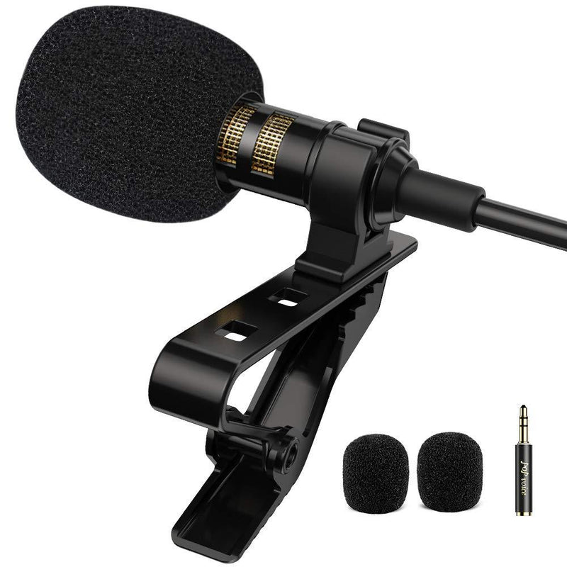 PoP voice Professional Lavalier Lapel Microphone Omnidirectional Condenser Mic for iPhone Android Smartphone,Recording Mic for Youtube,Interview,Video - LeoForward Australia