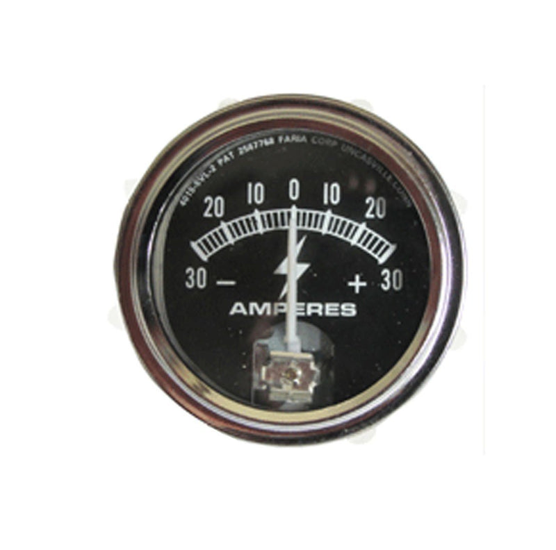  [AUSTRALIA] - RTP Tractor Ammeter Gauge (30-0-30) with Chrome Ring
