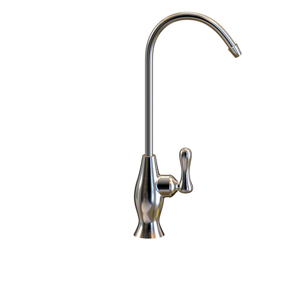 Puroflo Drinking Water Filter Faucet, 100% Lead-Free Kitchen Bar Sink Reverse Osmosis Water Filtration Faucet Chrome Polished Finish, Non-Air Gap, NSF Certified, FLR-575CP Chrome Polished Finish (CP) - LeoForward Australia