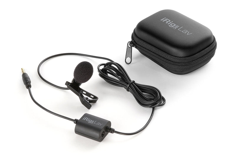 [AUSTRALIA] - IK Multimedia iRig Mic Lav Compact lavalier Microphone for Smartphones and Tablets Single