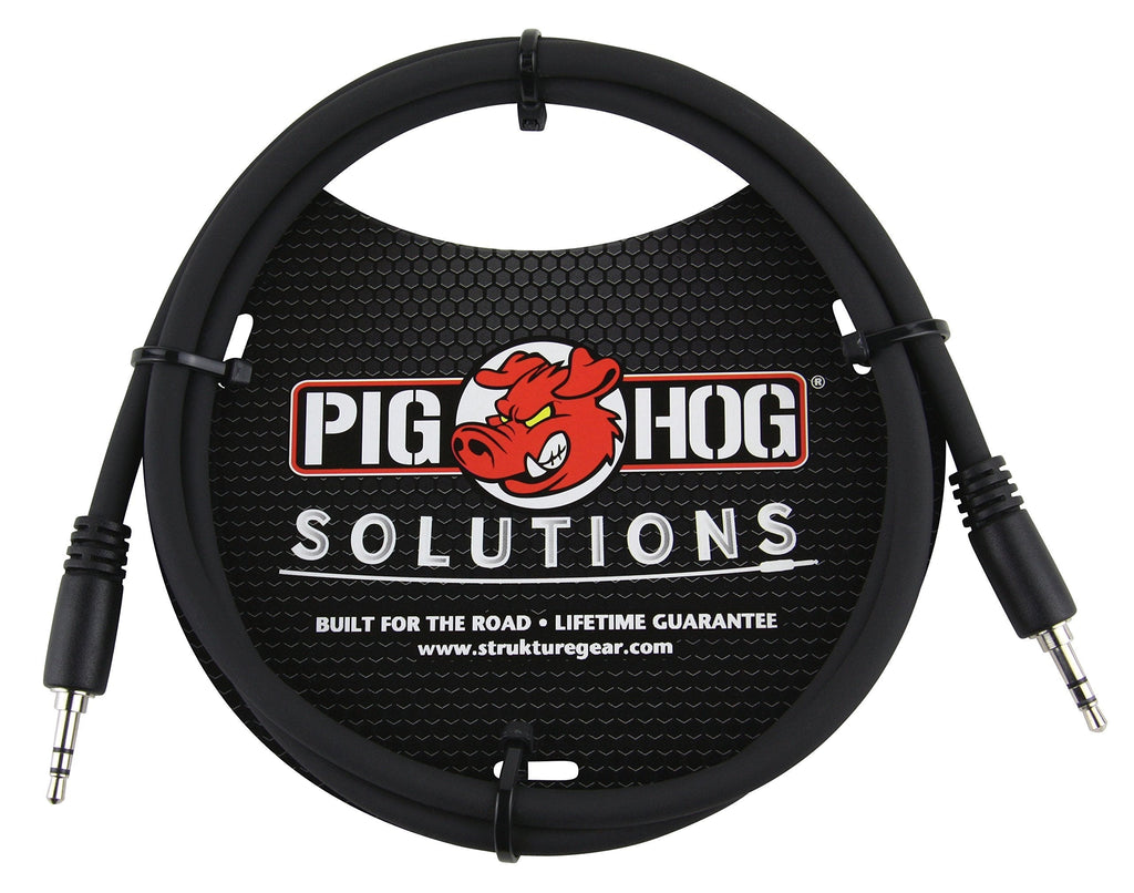 Pig Hog PX-T3503 3.5mm TRS Instrument Cable, 3 Feet - LeoForward Australia
