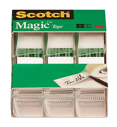  [AUSTRALIA] - Scotch Brand Learning Resources MMM3105 Scotch Magic Tape 3/4 Inch X 300 Inches 3 ea, Translucent (55) 3 Pack