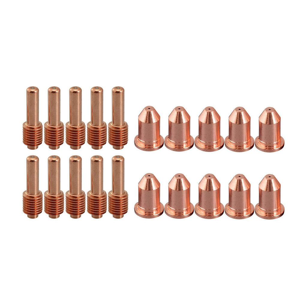  [AUSTRALIA] - 192048 Plasma Electrode 177876 Plasma Tip Fit Miller ICE-50C Plasma Cutter Torch 20pcs