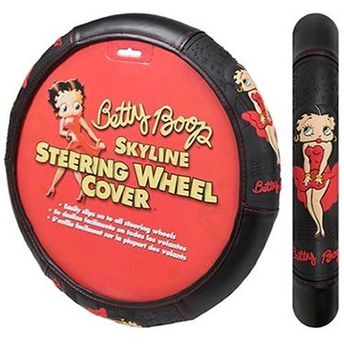 [AUSTRALIA] - U.A.A. INC. Betty Boop Black Steering Wheel Cover Skyline