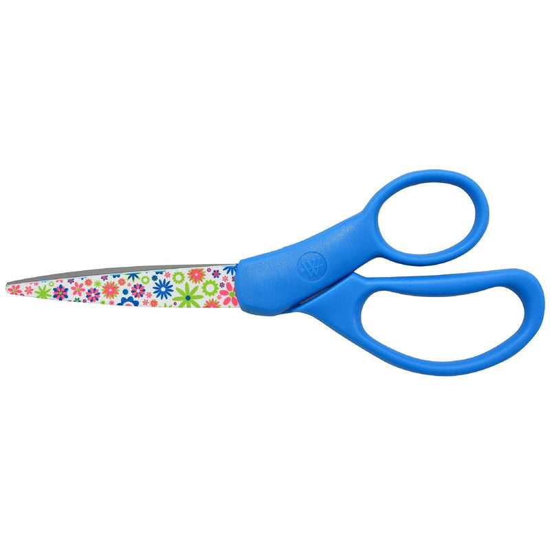  [AUSTRALIA] - Westcott 7" Straight Fun and Fashionable Student Scissors, Floral (16401-030), Assorted