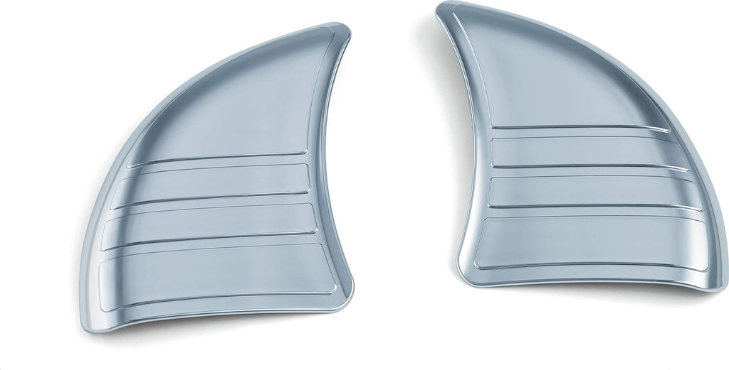  [AUSTRALIA] - Kuryakyn 6978 Motorcycle Accent Accessory: Tri-Line Inner Fairing Cover Plates for 2014-19 Harley-Davidson Touring & Trike Motorcycles, Chrome, 1 Pair