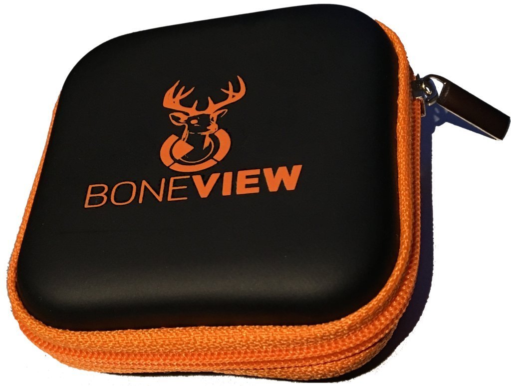 BoneView Protective Storage Case, Pocket Size Weather Resistant Shell and Zipper to Safely Store Your Deer Hunting and Scouting Accessories (Orange) - LeoForward Australia