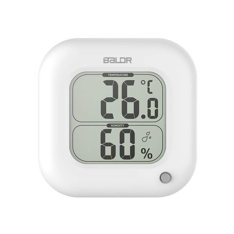  [AUSTRALIA] - BALDR Thermo Square Thermometer and Hygrometer, White - TH0323WH1