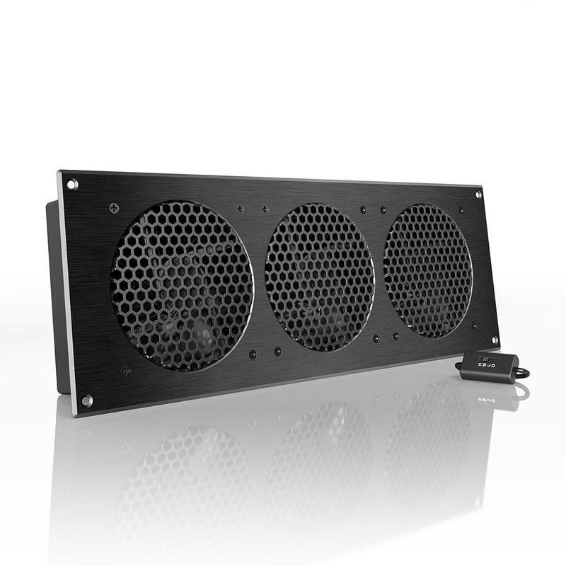  [AUSTRALIA] - AC Infinity AIRPLATE S9, Quiet Cooling Fan System 18" with Speed Control, for Home Theater AV Cabinet Cooling