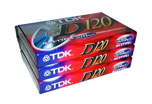  [AUSTRALIA] - TDK Dynamic Performance D120 High Output IEC I / Type I - 3 Pack Audio Cassette Tapes