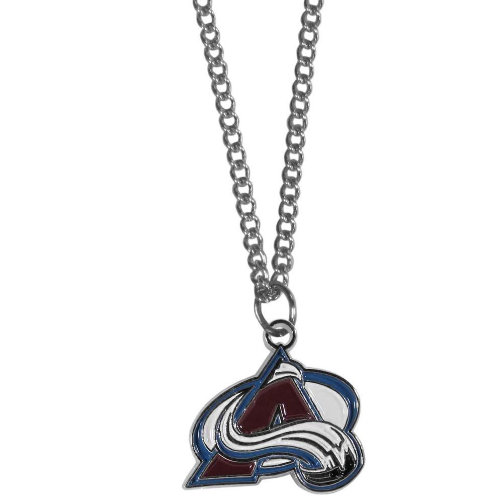  [AUSTRALIA] - NHL Siskiyou Sports Fan Shop Colorado Avalanche Chain Necklace with Small Charm 22 inch Team Color