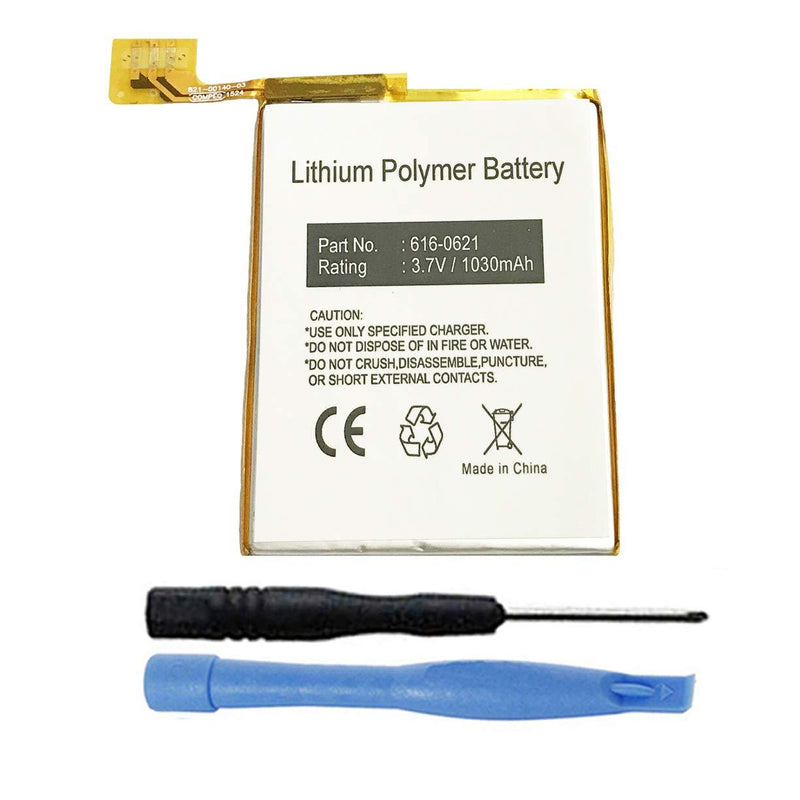 MPF Products 616-0619, 616-0621 Battery Replacement Compatible with Apple iPod Touch 5 (5th Generation) A1421, A1509, 16GB, 32GB, 64GB with Installation Tools - LeoForward Australia