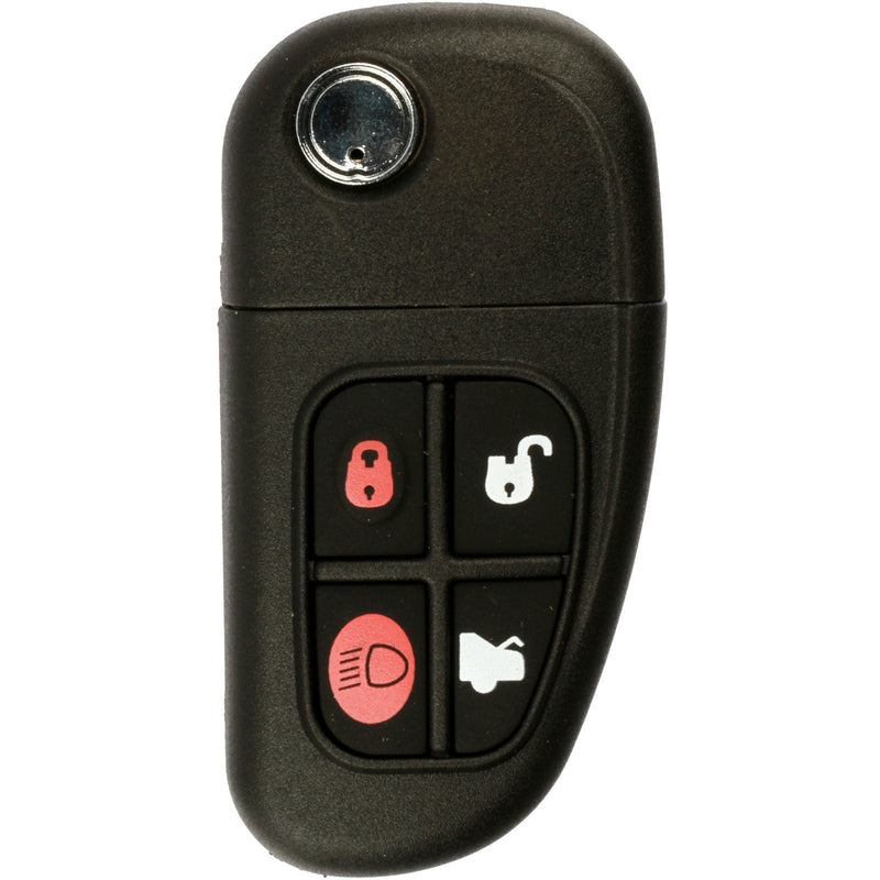  [AUSTRALIA] - KeylessOption Keyless Entry Remote Control Car Flip Key Fob Replacement for Jaguar NHVWB1U241