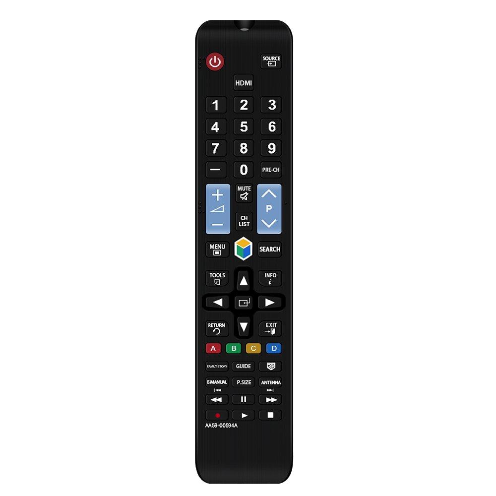 Gvirtue Remote Control Compatible Replacement for Samsung AA59-00594A Remote UA55F6400AJXXZ UA55F8000AJ UA55F6420AJ, Applicable AA59-00619A AA59-00603A AA59-00579A (3D/ Smart TV/ HDTV /LCD/ LED/ TV) - LeoForward Australia