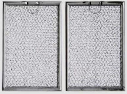  [AUSTRALIA] - Microwave Grease Filter WB06X10309 7.64" x 5.12" GE Microwave Filter Replacement (2-Pack)