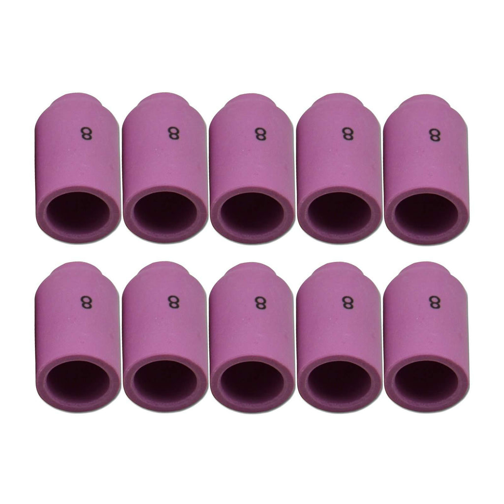  [AUSTRALIA] - 13N12 TIG Alumina Nozzle Ceramic Cups Fit PTA SR DB WP 9 20 25 TIG Welding Torch Accessories 10pk