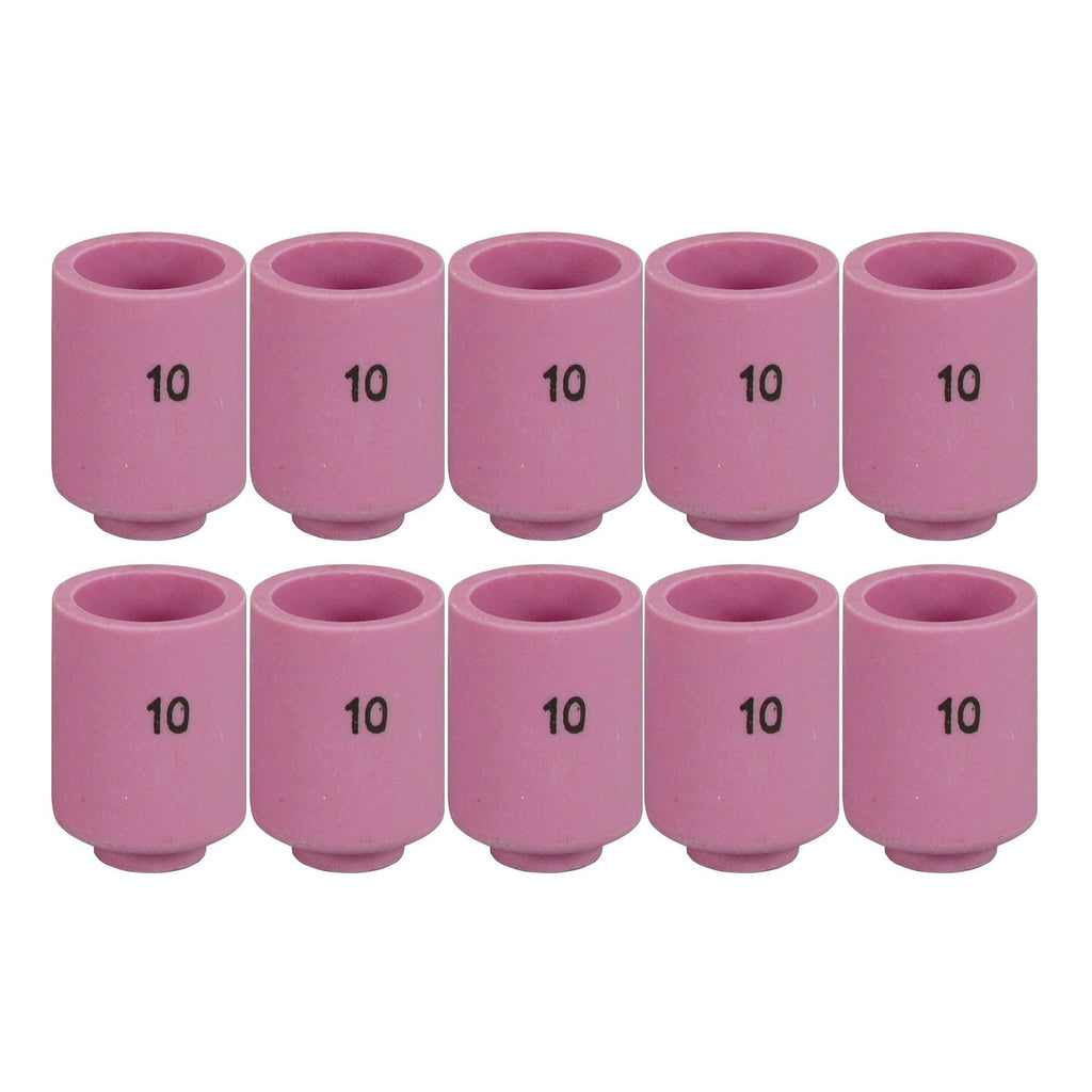  [AUSTRALIA] - 13N13 TIG Alumina Nozzle Ceramic Cups Fit PTA SR DB WP 9 20 25 TIG Welding Torch Accessories 10PK