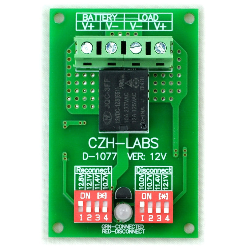CZH-LABS Electronics-Salon Low Voltage Disconnect Module LVD, 12V 10A, Protect/Prolong Battery Life. - LeoForward Australia