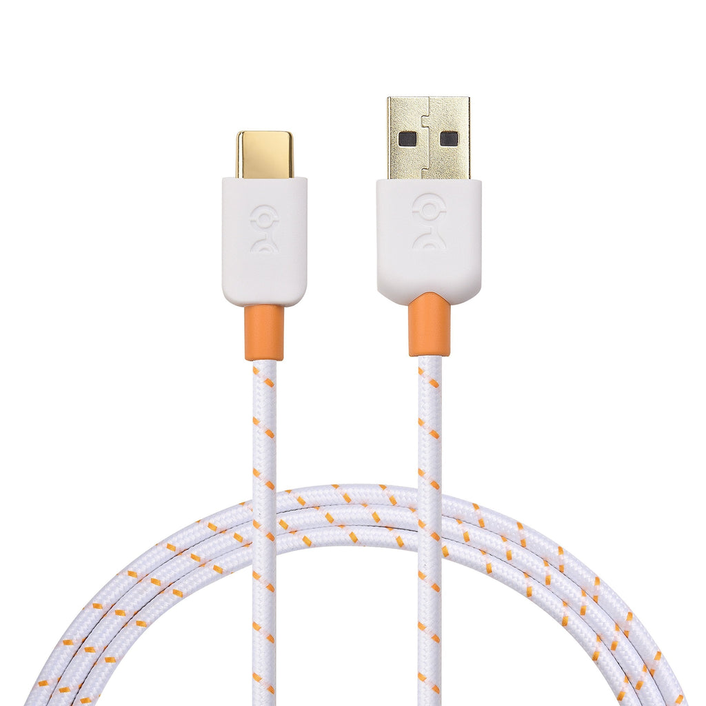 Cable Matters Braided USB C Cable with 3A Fast Charging in White 3.3 Feet for Samsung Galaxy S20, S20+, S20 Ultra, Note 10, Note 10+, LG G8, V50, Google Pixel 4, and More 3 Feet - LeoForward Australia