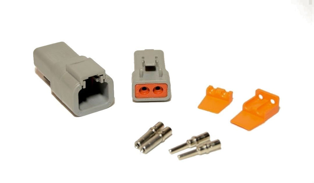  [AUSTRALIA] - Deutsch DTP 2-Pin Connector Kit with 12-14 Gauge Solid Contacts