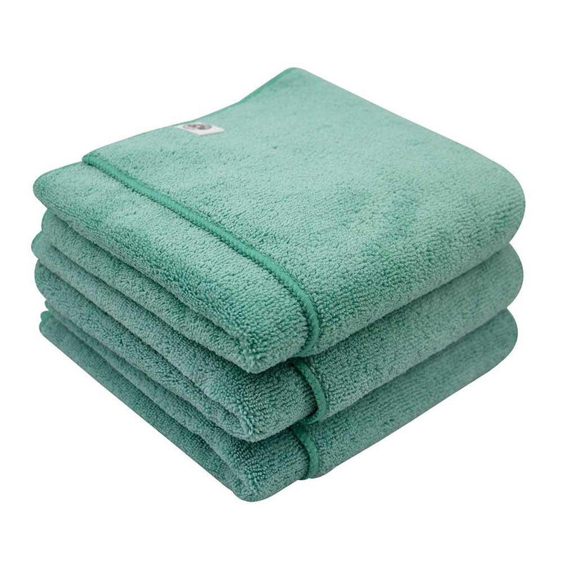  [AUSTRALIA] - Chemical Guys MIC36403 Workhorse XL Green Professional Grade Microfiber Towel, Exterior (24 in. x 16 in.) (Pack of 3) 16 in x 24 in 3 Pack