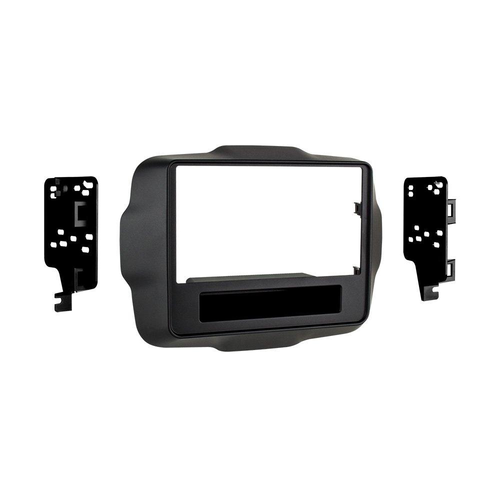 Metra 95-6532B Double DIN Dash Kit for 2015 - Jeep Renegade (Black) - LeoForward Australia