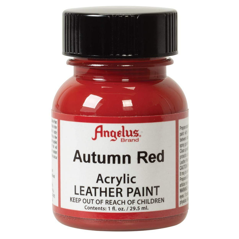 Angelus Acrylic Leather Paint, Autumn Red - LeoForward Australia