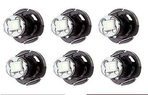  [AUSTRALIA] - cciyu 6 Pack Ice Blue T4/T4.2 Neo Wedge 2835SMD LED Dash Climate HVAC control Light Bulbs Replacement fit for 2002-2006 Toyota Camry