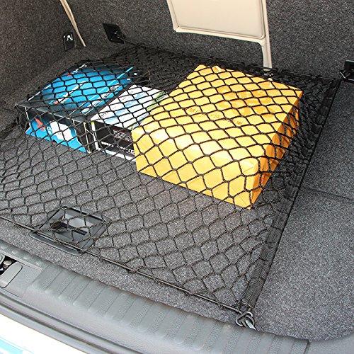  [AUSTRALIA] - JessicaAlba Floor Trunk Cargo Net for Jeep Grand Cherokee Nissan Rogue Audi Q5 SQ5 Q5 A4 S4 RS4 BMW X1 X 3 X5 X 6 Porsche MACAN Mercedes Benz GLK250 GLK300 GLK350 2009-2015 New