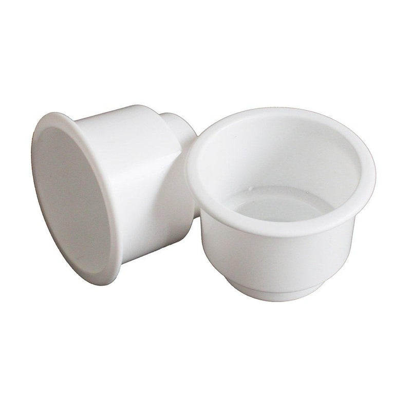  [AUSTRALIA] - X-Haibei 2 Recessed Plastic Cup Drink Can Holder Marine Boat Marine RV Camper Universal (2)