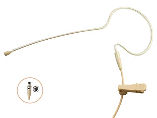  [AUSTRALIA] - Pro Headset Headworn Single Earhook Microphone JK MIC-J S90 Compatible with Shure Wireless Transmitter