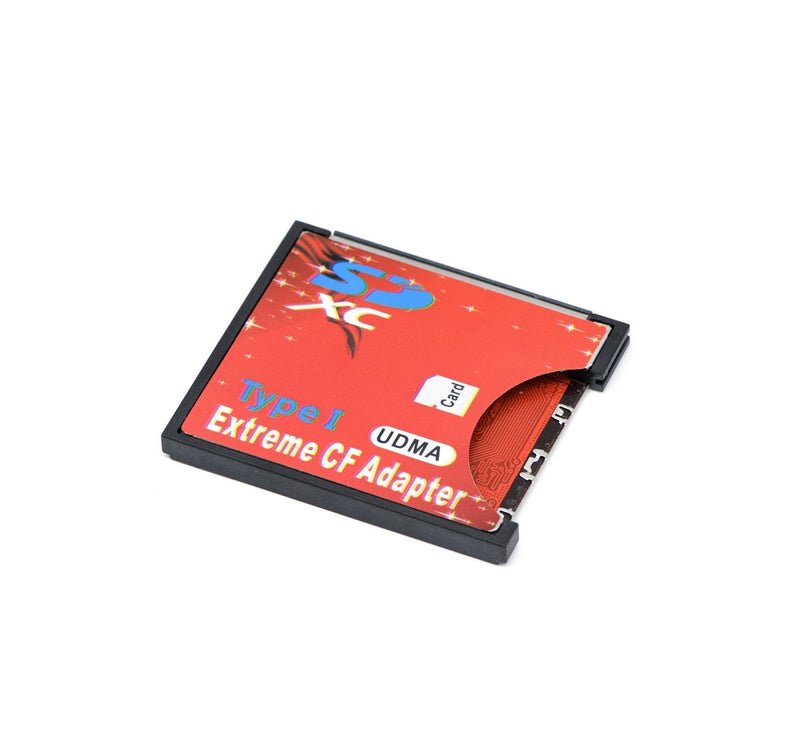 QUMOX SD SDHC SDXC to CF Compact Flash Memory Card Adapter Reader Type 1 Supports WiFi Card - LeoForward Australia