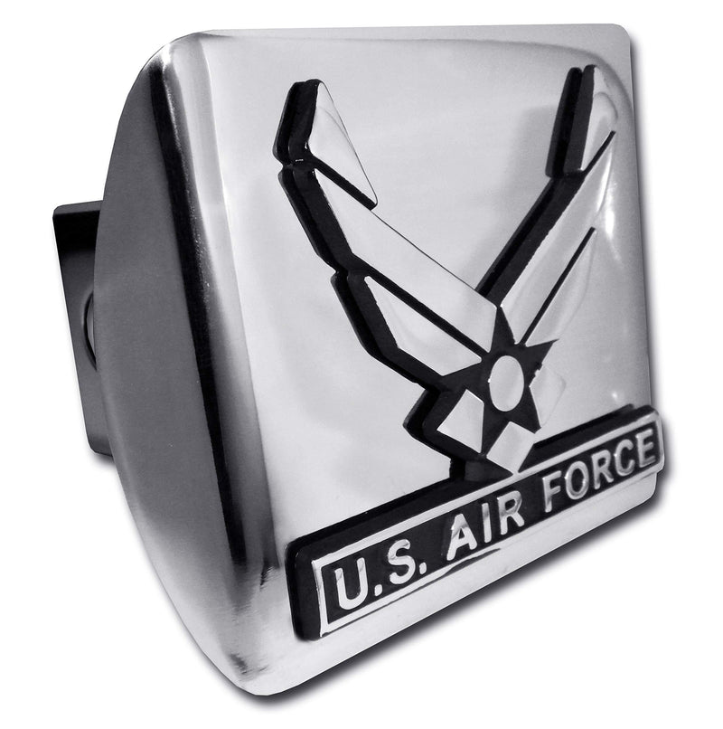  [AUSTRALIA] - Elektroplate U.S Air Force Wings Chrome Metal Hitch Cover