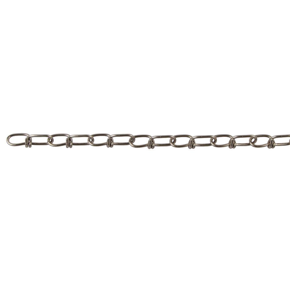  [AUSTRALIA] - Perfection Chain Products 13501 #3 Double Loop Chain, Stainless Steel Clean, 10 FT Bag